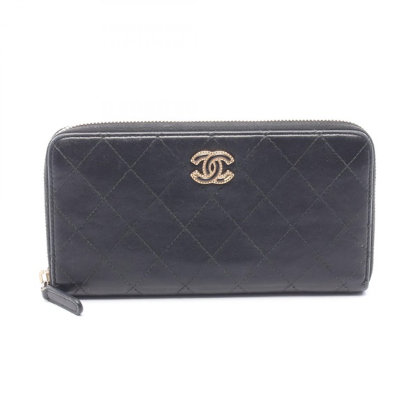 シャネル マトラッセ ココマーク ラウンド長財布 ラウンド長財布 財布 レディース