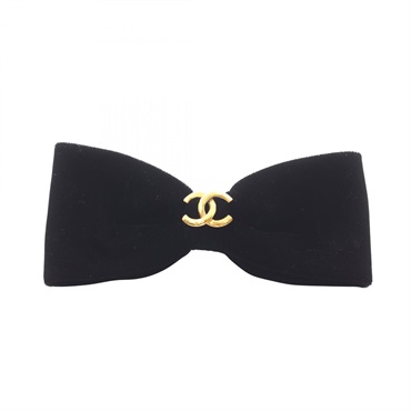 シャネル ココマーク リボン バレッタ アクセサリー レディース