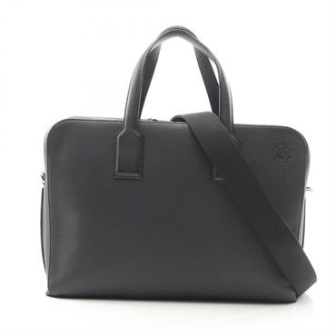 ロエベ LOEWE ゴヤ スリム ブリーフケース 2WAY ブリーフケース バッグ レザー メンズ ブラック系 337.12.P57 【中古】 ロエベ(LOEWE)ロエベ ゴヤ スリム ブリーフケース 2WAY ブリーフケース