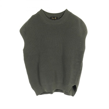 ドゥロワーFコットンベスト ドゥロワー(Drawer)ドゥロワー ニット ベスト 衣料品 トップス