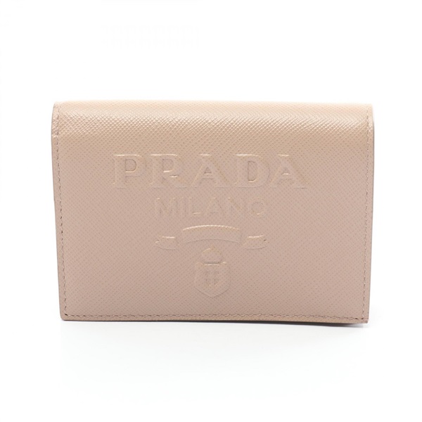 プラダ(PRADA)プラダ SAFFIANO EMBOSS 二つ折り財布 財布 レディース  
