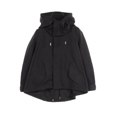 ＊美品＊THE RERACS(ザリラクス) 定番！人気のモッズコート　ブラック THE RERACS(ザリラクス) ショートモッズコート1578-599-8294