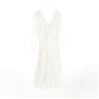 タダシショージ(TADASHI SHOJI)タダシショージ Tiered Lace Fringe  