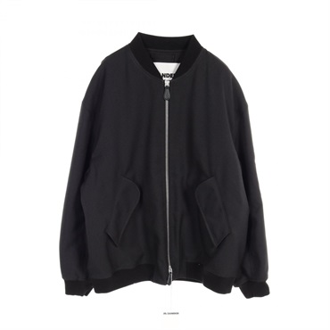 極美品★JIL SANDER★ウールフードブルゾン★一枚仕立て★ フード Jil Sander(ジルサンダー) アウター・ジャケット(メンズ