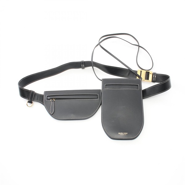 バーバリー(BURBERRY)バーバリー オリンピア ダブル ベルトバッグ  