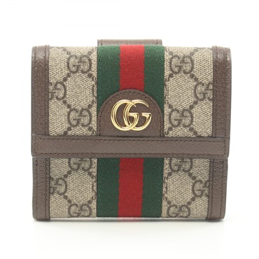 GUCCI グッチ 折り財布 財布 GG オフィディアシェ リーライン GUCCI/グッチ】 オフィディア ミニウォレット シェリーライン
