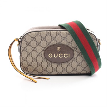 美品✨GUCCI ネオヴィンテージ　GGスプリーム　ショルダー　シェリーライン グッチ(GUCCI)グッチ ネオ ヴィンテージ GGスプリーム シェリーライン