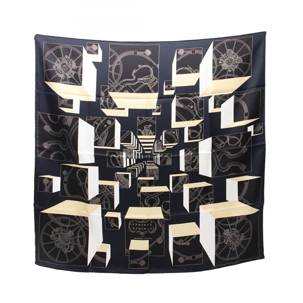 HERMES エルメス カレ90 スプリングス