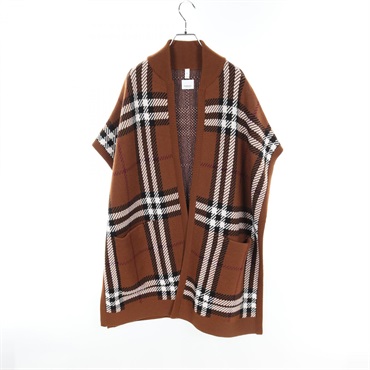 バーバリー(BURBERRY)バーバリー チェッカー ポンチョ 衣料品 アウター