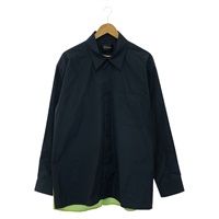 ボッター(BOTTER)ボッター バック切替 シャツ ネイビー ライム 長袖  