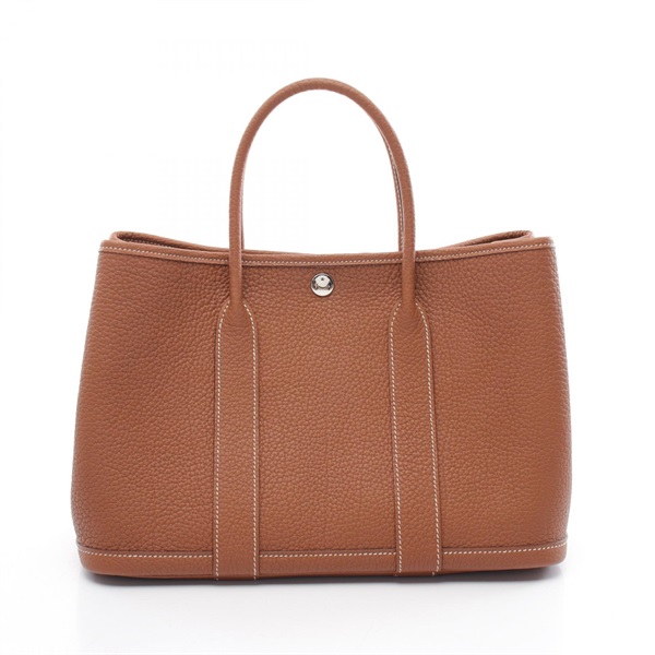 エルメス ガーデンパーティTPM トートバッグ キャンバス □H刻印 ブラウン エルメス(HERMES)エルメス ガーデンパーティTPM トートバッグ バッグ