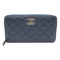 シャネル(CHANEL)シャネル マトラッセ ラウンド長財布 ラウンド長財布