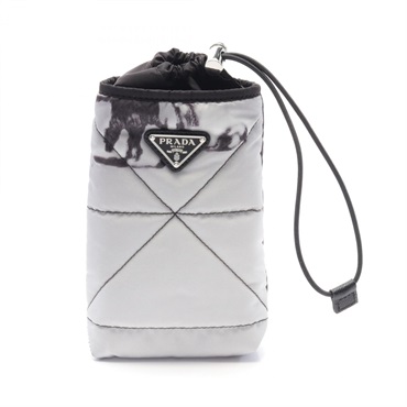 PRADA - プラダ PRADA 携帯・スマホアクセサリー アクセサリー ナイロン レディース グレー系 / ブラック系 2ZT037 【中古】 プラダ(PRADA)プラダ 携帯・スマホアクセサリー アクセサリー