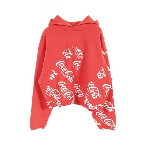 イーアールエル(ERL)イーアールエル ERL × COCA COLA SWIRL HOODIE  