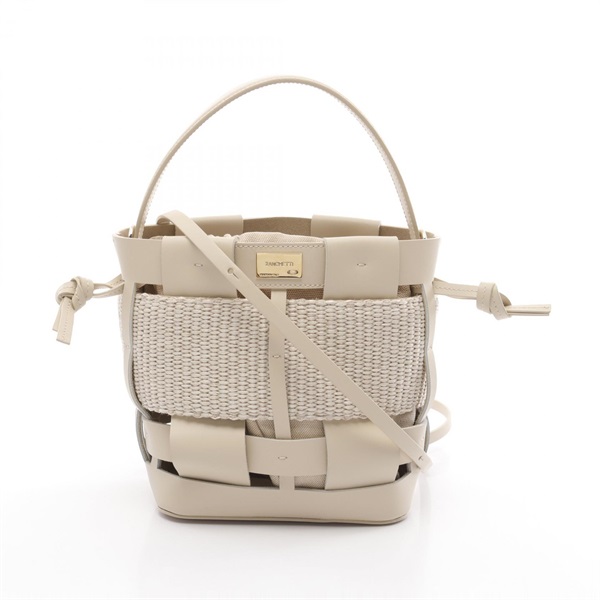 ZANCHETTI  ザンケッティ　バッグ ザンケッティ(ZANCHETTI)ザンケッティ WOVEN BUCKET SMALL