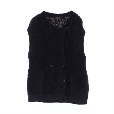 最終値下げ！Drawer 3Gシャギーニットジレ ドゥロワー ファー ベスト ドゥロワー(Drawer)ドゥロワー 3G シャギーニットジレ ベスト