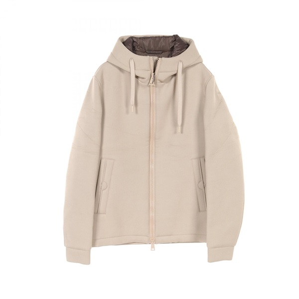 美品　HERNO ヘルノ　イタリア製　ダブルジップ ヘルノ(Herno)ヘルノ ダイアゴナルスキューバ ダブルジップ フーディー