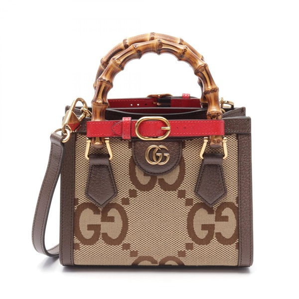 グッチ(GUCCI)グッチ ダイアナ ミニ ジャンボGG ハンドバッグ