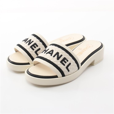 シャネル(CHANEL)シャネル ロゴ サンダル 靴 レディース G36557