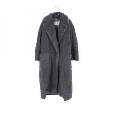 美品♡アマカAMACAイタリアインポート♡テディベアウールコート マックスマーラ(MAX MARA)マックスマーラ カディアック