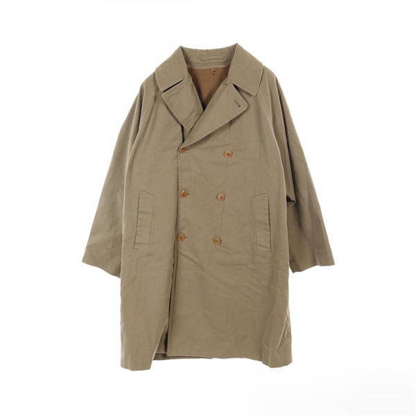 comoli コットンギャバ ダブルブレステッドコート 3 COMOLI (コモリ) コットンギャバ ダブルブレステッドコート