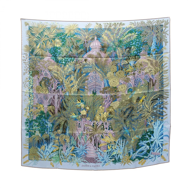 エルメス(HERMES)エルメス カレ90 JARDIN a SINTRA スカーフ 衣料品