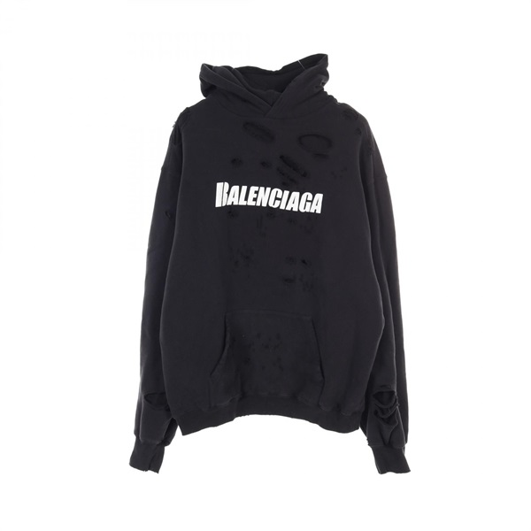 バレンシアガ DESTROYED HOODIE パーカー 衣料品 トップス メンズ 659403