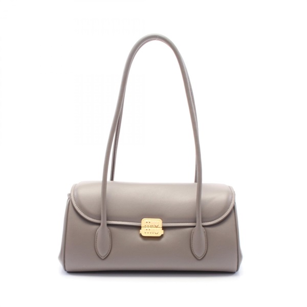 定価20万円！miu miu ミュウミュウ バッグ コーチ ケイトスペード ジル MiuMiu【新作】アルカディ レザー ショルダーバッグ【関税無し