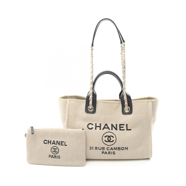 シャネル(CHANEL)シャネル ドーヴィル スモール トートバッグ