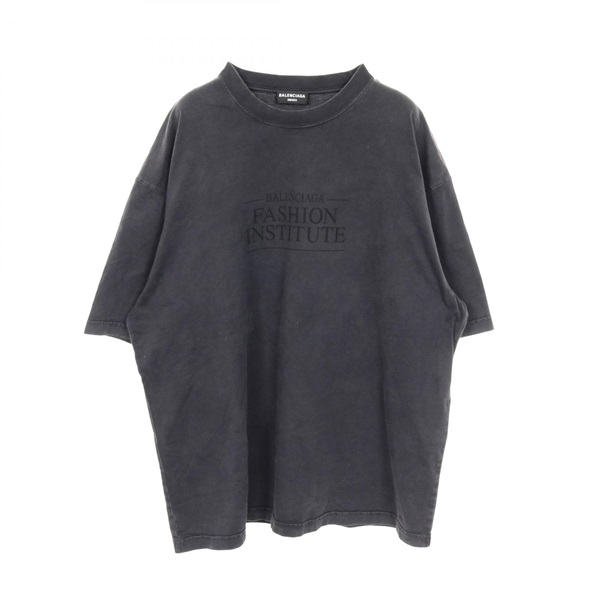 バレンシアガ BALENCIAGA OFFSHORE カットソー 衣料品 トップス コットン メンズ レディース グレー系 【中古】 BALENCIAGA - バレンシアガ BALENCIAGA OFFSHORE カットソー 衣料品