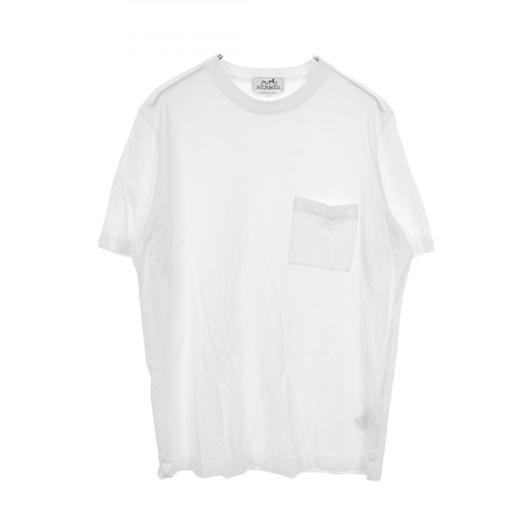 エルメス(HERMES)エルメス H刺繍ポケット付き カットソー 衣料品 