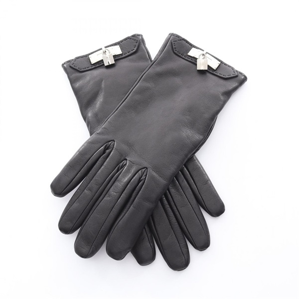 専用HERMES エルメス ケリー レザーグローブ　革手袋 シルバー金具　手袋冬 専用HERMES エルメス ケリー レザーグローブ 革手袋 シルバー金具 手袋