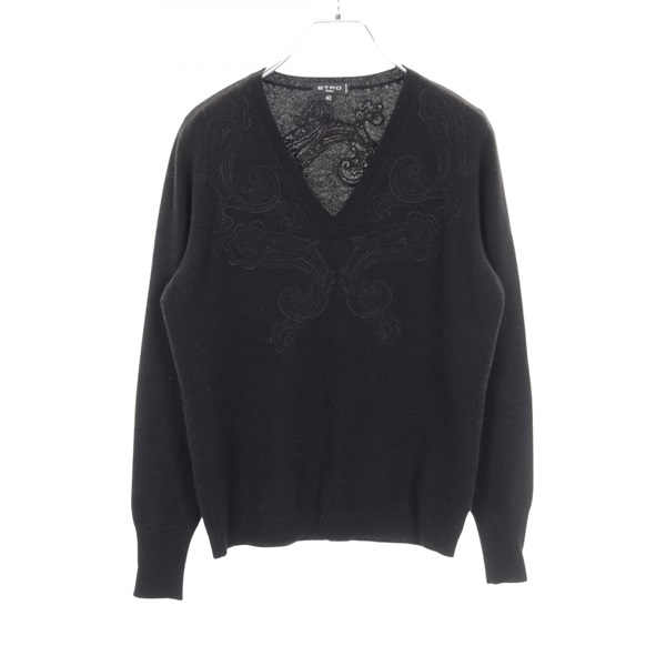 エトロ ETRO ニット 衣料品 トップス カシミヤ レディース ブラック系 【中古】 エトロ(ETRO)エトロ ニット 衣料品 トップス レディース