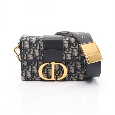 クリスチャンディオール 30 MONTAIGNE モンテーニュ ボックス オブリークジャカード ショルダーバッグ バッグ レディース