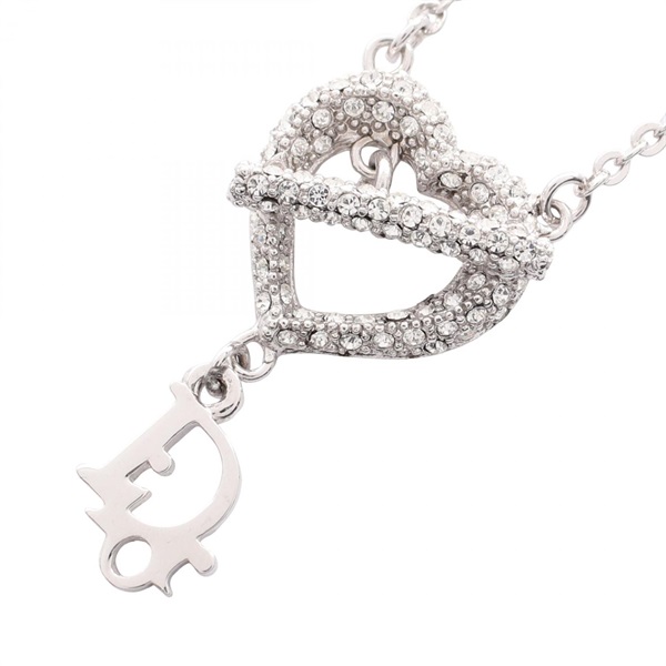 ディオール Diorロゴ ハート ネックレス ジュエリー レディース