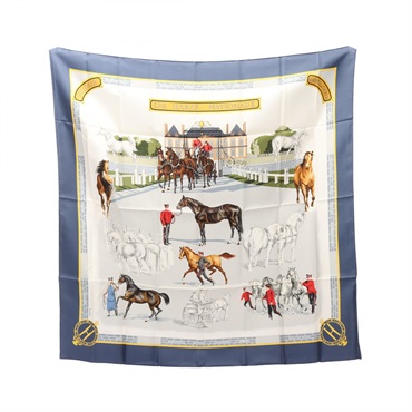 エルメス カレ90 LES HARAS NATIONAUX  スカーフ 衣料品 レディース