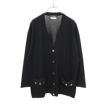 サルヴァトーレフェラガモ ヴァラリボン カーディガン 衣料品 トップス レディース