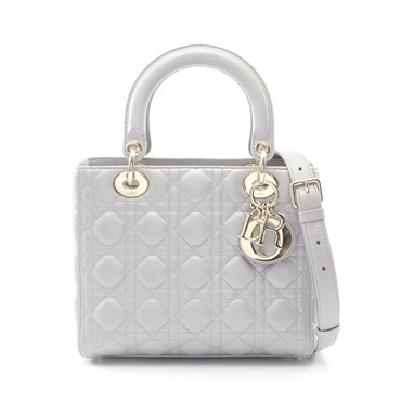 ディオール LADY DIOR レディディオール カナージュ 2WAY ハンドバッグ バッグ レディース