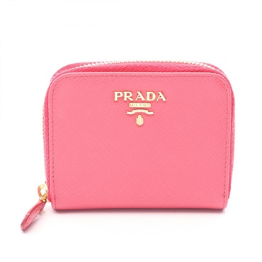 プラダ SAFFIANO METAL ラウンドファスナー コインケース 財布 レディース 1MM268