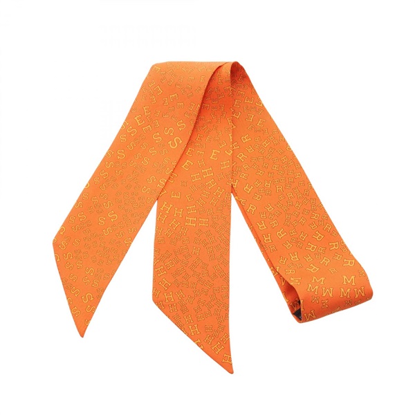 エルメス(HERMES)エルメス ツイリー ロゴ アルファベット 総柄