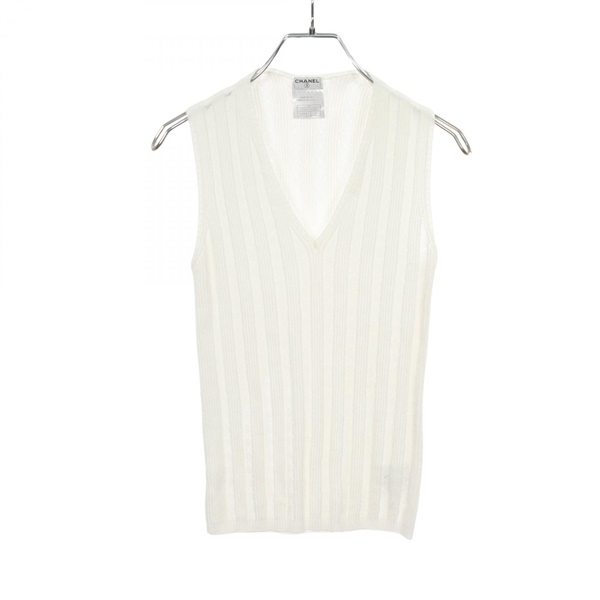 シャネル(CHANEL)シャネル ココマーク ノースリーブ ニット 衣料品 シャネル(CHANEL)シャネル ココマーク ノースリーブ ニット 衣料品