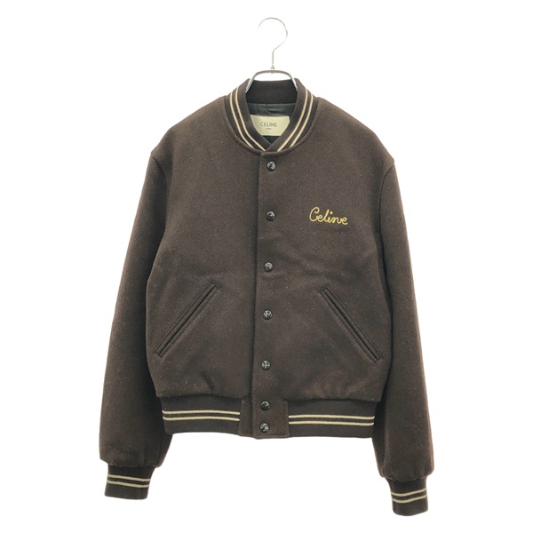 最終CELINE ブラウン ボタン付きジャケット L セリーヌ(CELINE)セリーヌ ブルゾン ブルゾン 衣料品 アウター