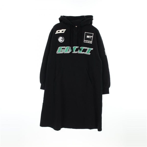 グッチ スパンコールロゴ パーカー ワンピース 衣料品 トップス レディース 772304