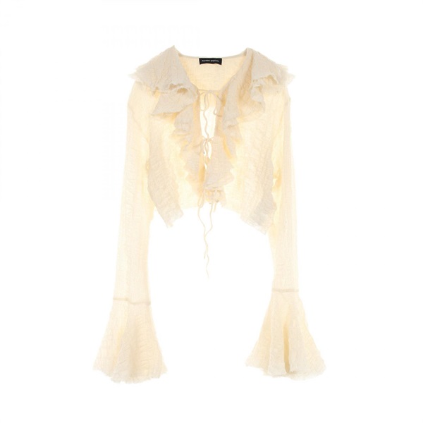 メゾンスペシャル ラッフル ブラウス 衣料品 トップス レディース