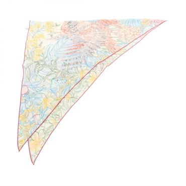 エルメス トライアングルジェアン Flamingo Party Coloriage スカーフ 衣料品 レディース