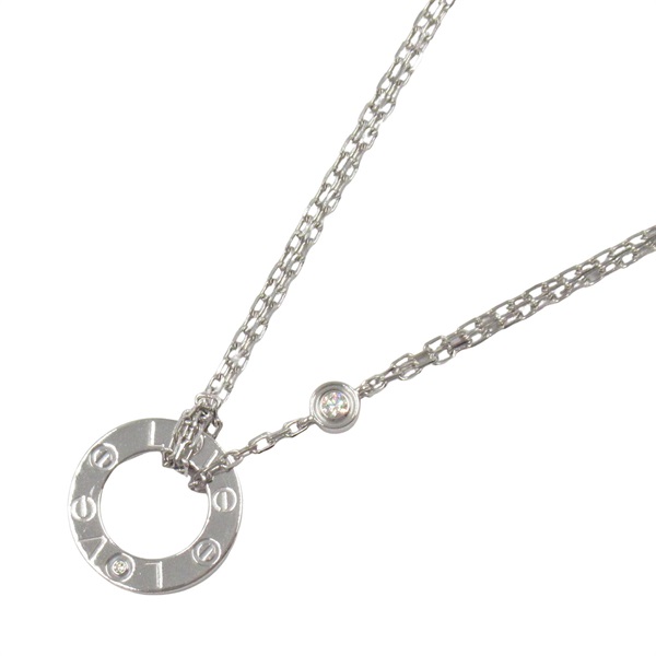 カルティエ ラブサークル ネックレス 2PD ネックレス ジュエリー レディース