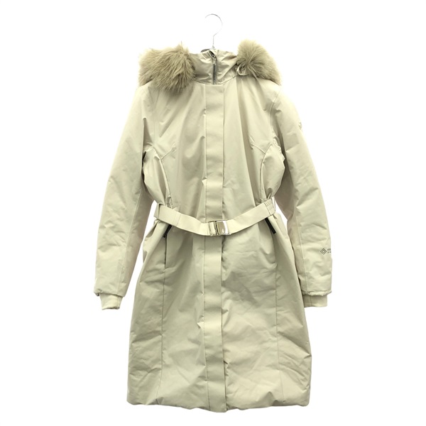 【タグ付き未使用品】ノースフェイス　ダウンコート　レディース M ホワイトサンド ザ・ノースフェイス(THE NORTH FACE)ザ・ノースフェイス ダウンコート