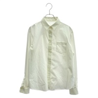 Sacai サカイ(F)トップス/オフホワイト/ドット柄/長袖/レース/ツルツル サカイ(Sacai)サカイ 22-06001 レースシャツ ホワイト 長袖シャツ 衣料