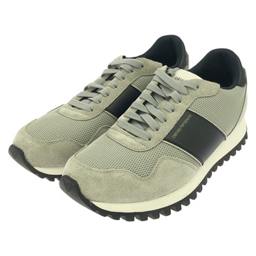 エンポリオ・アルマーニ X4X599 スニーカー グレー スニーカー 靴 メンズ