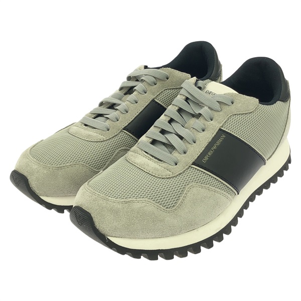 エンポリオ・アルマーニ X4X599 スニーカー グレー スニーカー 靴 メンズ